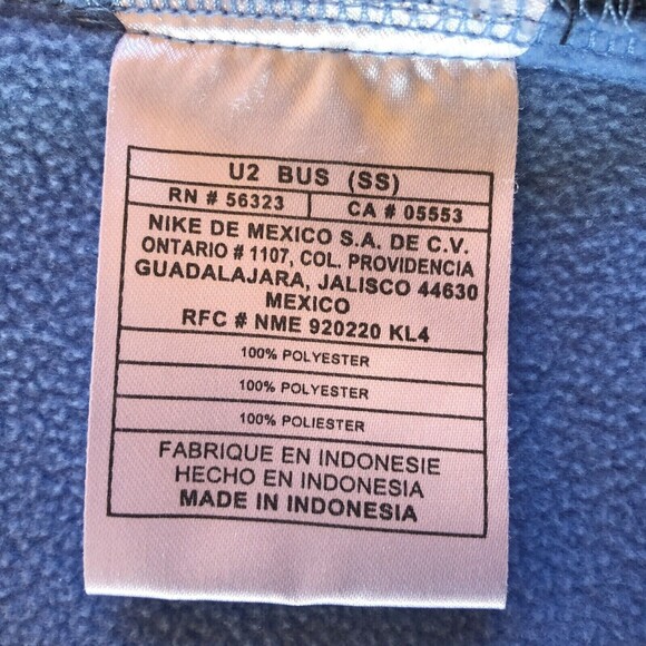 Nike ACG Thermal Layer 2 Jacket Women's Full Zip Blue Fleece Size Small - Picture 8 of 10